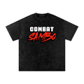 Combat Sambo Logo Taylor Weber Oversized T Shirt