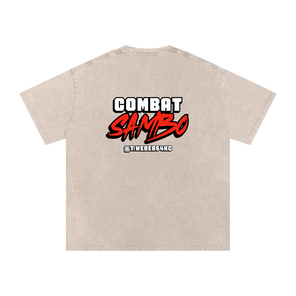 Combat Sambo Fighter Oversized T Shirt